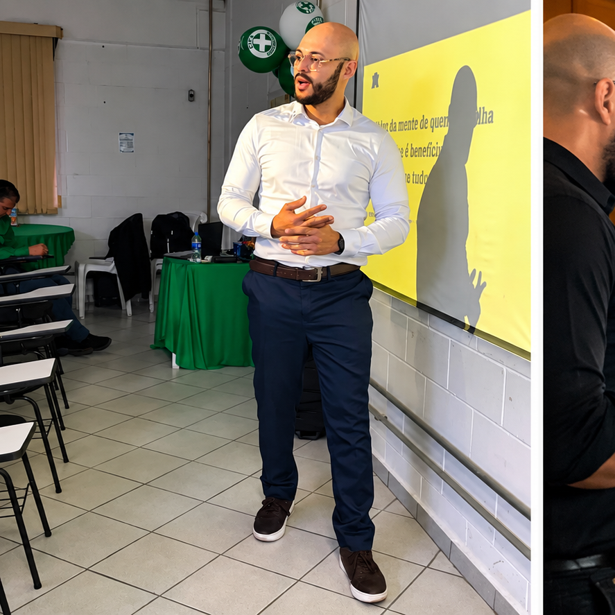 Palestra corporativa realizada pela Eleva